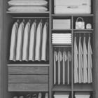 Guarda Roupa Solteiro Ripado Com Espelho 2 Portas 3 Gavetas -