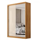 Guarda-roupa Solteiro Riva 2 Portas 4 Gavetas Com Espelho Cin