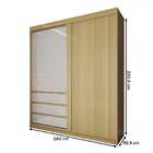 Guarda-roupa Solteiro Rosário 100% Mdf 3 Portas 3 Gavetas Cas