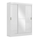 Guarda-roupa Solteiro San Marino 3 Portas 2 Gavetas Com Espel