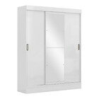 Guarda-roupa Solteiro San Marino 3 Portas 2 Gavetas Com Espel