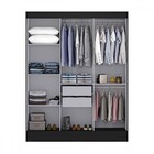 Guarda-roupa Solteiro San Marino 3 Portas 2 Gavetas Com Espel