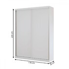 Guarda-roupa Solteiro Sartori 2 Portas 3 Gavetas 100% Mdf Bra