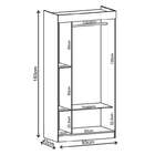 Guarda-roupa Solteiro Sevilha 2pt Branco