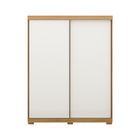 Guarda-roupa Solteiro Sierra Camaru Pérola 2 Portas De Correr