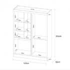 Guarda-roupa Solteiro Slim 2 Portas De Correr 3 Gavetas Demób