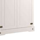 Guarda-roupa Solteiro Smile 2 Pt Creme E Carvalho