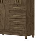 Guarda Roupa Solteiro Sobral 4 Portas E 4 Gavetas Flex - Pr M