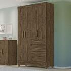 Guarda Roupa Solteiro Sobral 4 Portas E 4 Gavetas Flex - Pr M