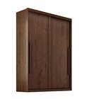 Guarda Roupa Solteiro Splendido 100% Mdf 2 Portas De Correr 3