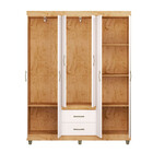 Guarda Roupa Solteiro Suíça 6 Portas 2 Gavetas 2262-50 Araplac