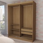 Guarda-roupa Solteiro Swift 2 Portas 2 Gavetas Espelhado Cina