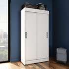 Guarda-roupa Solteiro Texas 2pt Branco