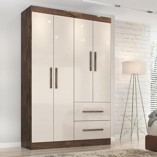 Guarda Roupa Solteiro Tokio 4 Portas 2gav