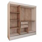 Guarda-roupa Solteiro Toledo 3 Portas Espelhadas 2 Gavetas Br