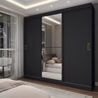 Guarda-roupa Solteiro Triunfo 3 Portas 2 Gavetas Com Espelho