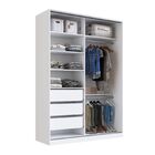 Guarda-roupa Solteiro Tunas I 2 Pt 3 Gv Branco