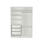 Guarda-roupa Solteiro Tunas Ii 2 Pt 3 Gv Branco