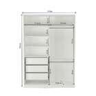 Guarda-roupa Solteiro Tunas Iii 2 Pt 3 Gv Branco