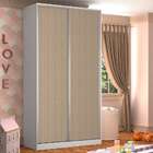 Guarda-roupa Solteiro Tunas Iv 2 Pt 3 Gv Branco E Noce