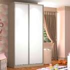 Guarda-roupa Solteiro Tunas Iv 2 Pt 3 Gv Noce E Branco