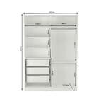 Guarda-roupa Solteiro Tunas V 2 Pt 3 Gv Branco