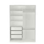 Guarda-roupa Solteiro Tunas V 2 Pt 3 Gv Branco