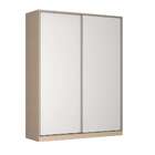 Guarda-roupa Solteiro Tunas V 2 Pt 3 Gv Noce E Branco