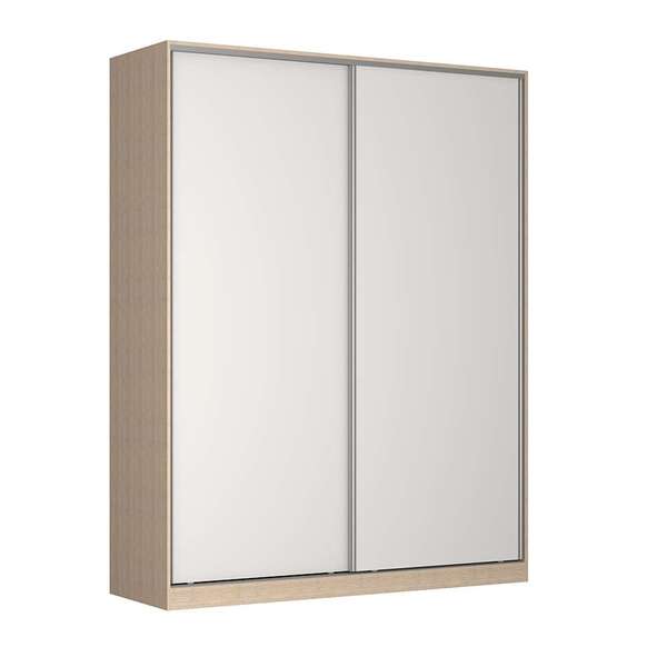 Guarda-roupa Solteiro Tunas V 2 Pt 3 Gv Noce E Branco