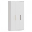 Guarda-roupa Solteiro Urban Modulado 3 Portas 2 Gavetas Branc