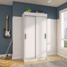 Guarda-roupa Solteiro Vegas 2pt Branco