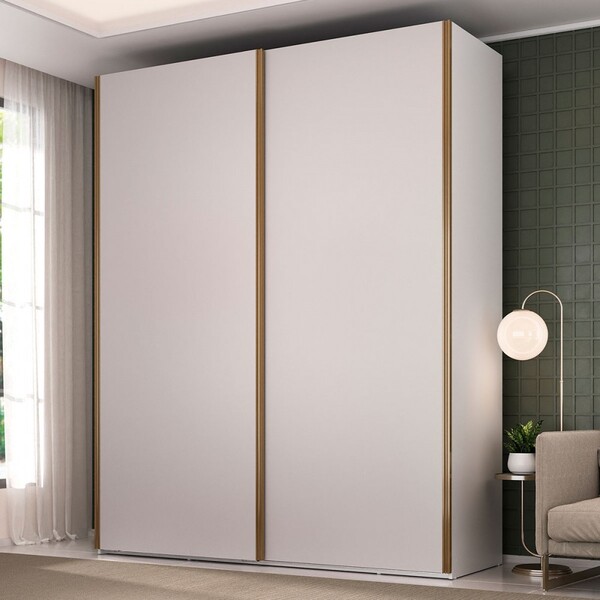 Guarda-roupa Solteiro Veneto 2 Portas 3 Gavetas 100% Mdf Bran