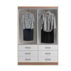 Guarda-roupa Solteiro Veneza 2 Pt 6 Gv Demolição E Branco