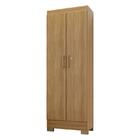 Guarda Roupa Solteiro Versa 4 Portas Com Armário Multiuso Lun