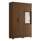 Guarda Roupa Solteiro Virtus 4 Portas E 4 Gavetas - Móveis Al