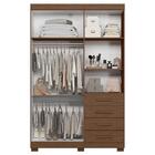 Guarda Roupa Solteiro Virtus 4 Portas E 4 Gavetas - Móveis Al