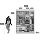 Guarda Roupa Solteiro Virtus Com Espelho Mdf 3 Gavetas Novo H