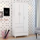 Guarda-roupa Solteiro Wind 3 Portas 2 Gavetas Demobile