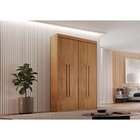 Guarda-roupa Solteiro Xangai 4 Pt 2 Gv Imbuia