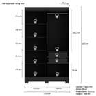 Guarda-roupa Solteiro York 4 Pt 2 Gv Preto