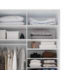 Guarda-roupa Solteiro Zermatt 100% Mdf  2 Pt 3 Gv Branco