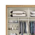 Guarda-roupa Solteiro Zurique 2 Portas 4 Gavetas Amêndoa/off