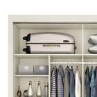 Guarda-roupa Solteiro Zurique 2 Portas 4 Gavetas Espelhado Of