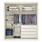 Guarda-roupa Solteiro Zurique 2 Portas 4 Gavetas Off White -