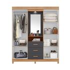 Guarda Roupa Sophia Nature/titanium