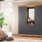 Guarda Roupa Sophia Nature/titanium