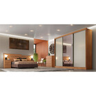 Guarda Roupa Spazzio 3 Portas 6 Gavetas Com Um Espelho Pelicu