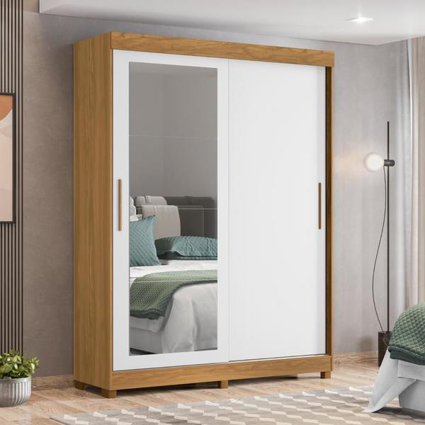 Guarda-roupa Spin Flex 2 Portas De Correr E Espelho