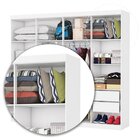 Guarda-roupa Stanley 8 Portas 4 gavetas Branco