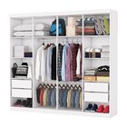 Guarda-roupa Stanley 8 Portas 4 gavetas Plus Branco